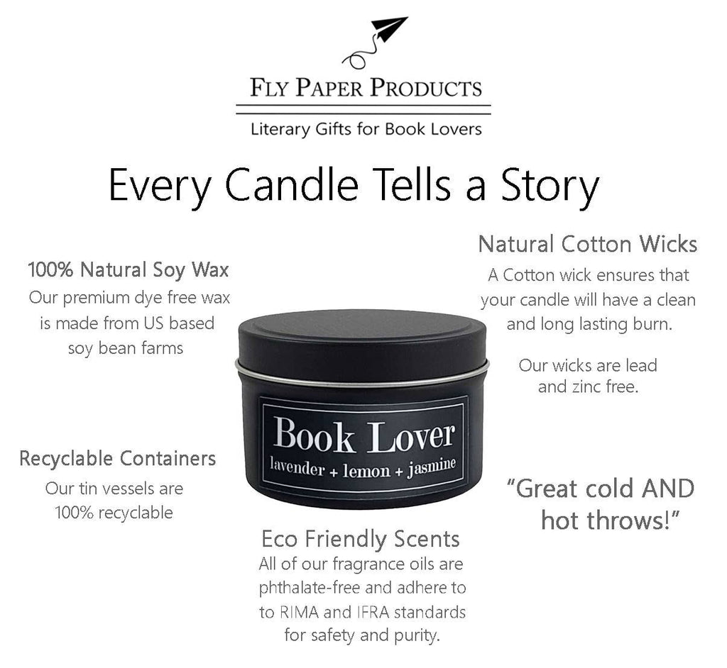Plot Twist 4oz Candle - Orange + Tunisian Basil + Amber