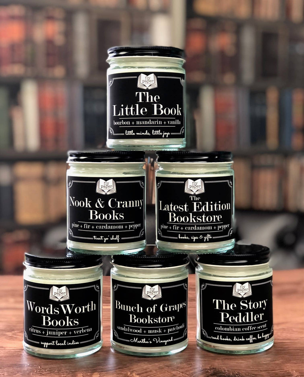 Spindle and Spine 9oz Soy Glass Candle : Salt + Sea Grass + Ocean Air (To the Lighthouse)