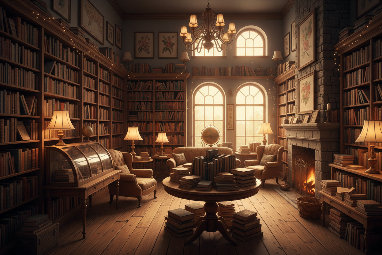 Old Rustic Bookstore